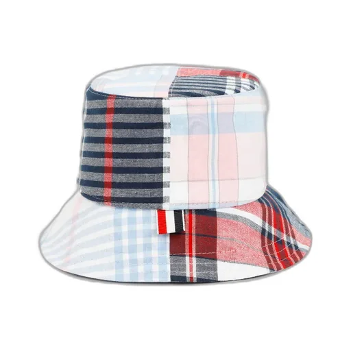 Thom Browne Quartered Checkered Bucket Hat