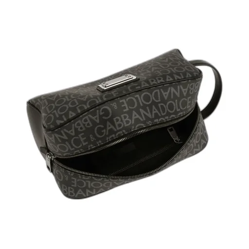 Dolce & Gabbana Logo Plaque Wash Bag