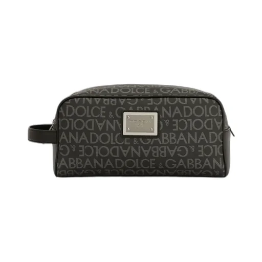 Dolce & Gabbana Logo Plaque Wash Bag