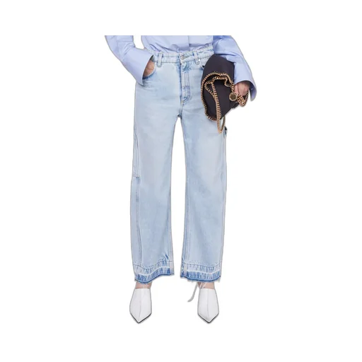 Stella Mccartney Buttoned Curved Hem Panelled Shirt