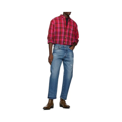 Acne Studios Distressed Relaxed Fit Jeans