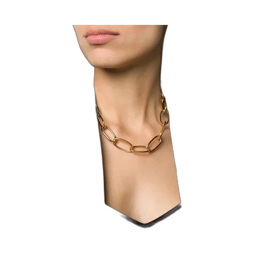 Lace Bolt Chain Necklace