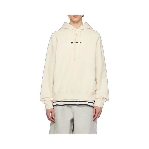 Jil Sander+ Logo Printed Drawstring Hoodie
