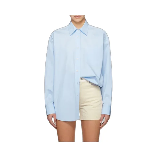 Stella Mccartney Buttoned Curved Hem Panelled Shirt