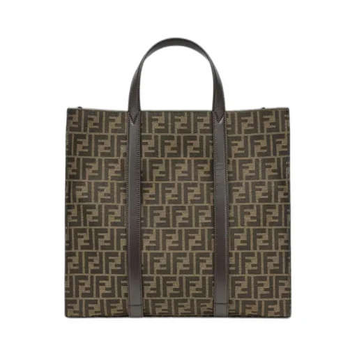 Fendi Ff Jacquard Tote Bag