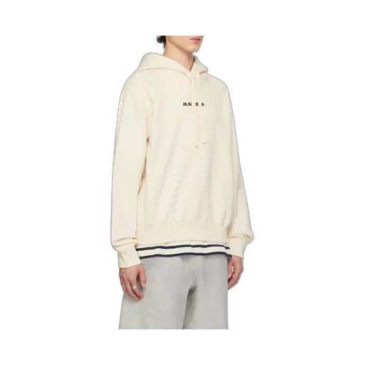 Jil Sander+ Logo Printed Drawstring Hoodie