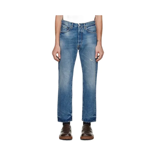 Acne Studios Distressed Relaxed Fit Jeans