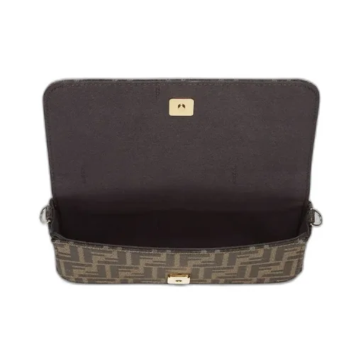 Fendi Fendigraphy Ff Jacquard Chain-Linked Wallet