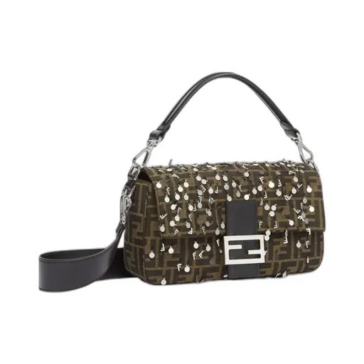 Fendi Sequin Embellished Baguette Bag