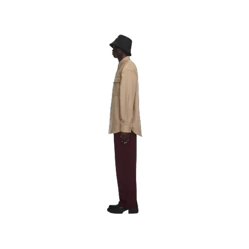 Off-White Buttoned Long-Sleeved Shirt