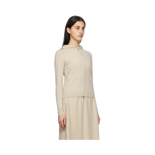 Loro Piana Zip-Up Hooded Knitted Cardigan