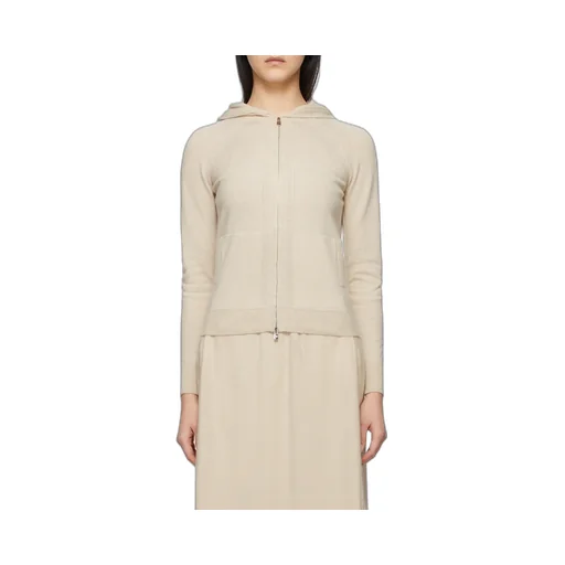 Loro Piana Zip-Up Hooded Knitted Cardigan