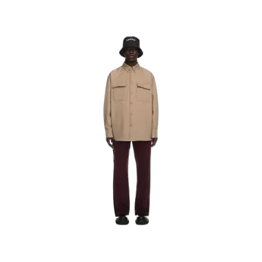 Off-White Buttoned Long-Sleeved Shirt