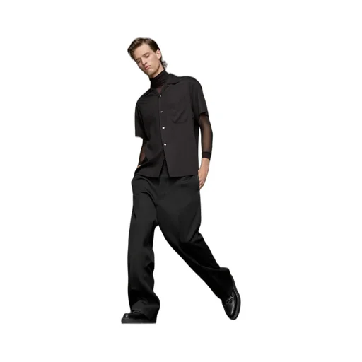 Maison Margiela Short-Sleeved Buttoned Shirt