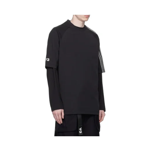 Y-3 Logo Printed Crewneck T-Shirt
