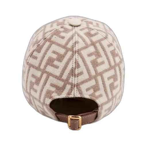Fendi Allover Ff Motif Baseball Cap