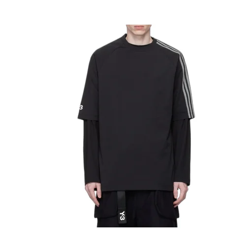 Y-3 Logo Printed Crewneck T-Shirt