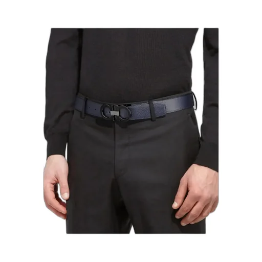 Salvatore Ferragamo Gancini Reversible Belt