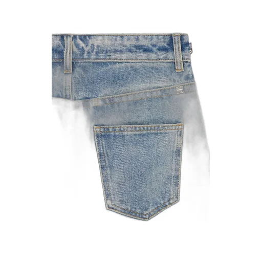 Givenchy Chain-Detailed Denim Mini Skirt