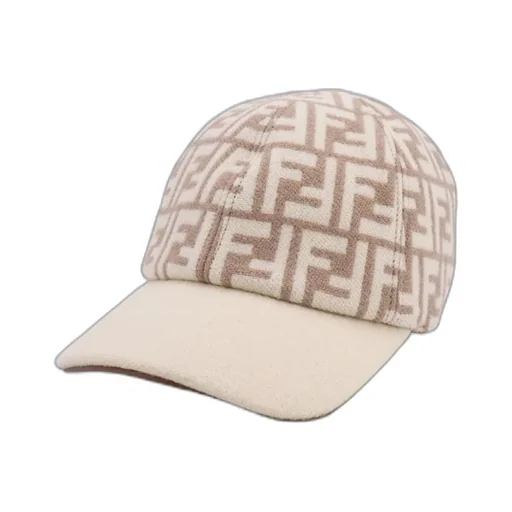 Fendi Allover Ff Motif Baseball Cap