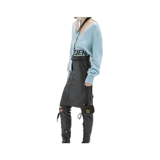 Fendi Cut Out Detailed Cardigan