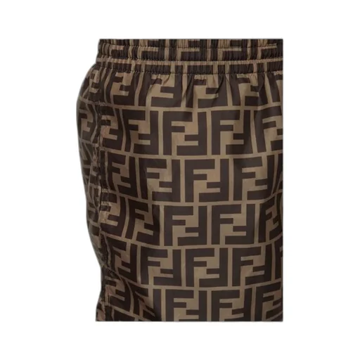 Fendi Ff Drawstring Swim Shorts