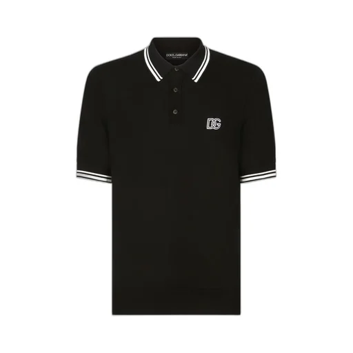 Dolce & Gabbana Dg Logo Embroidered Polo Shirt
