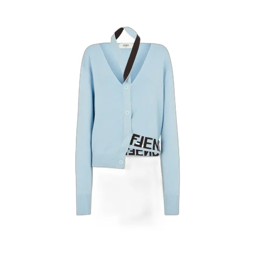 Fendi Cut Out Detailed Cardigan