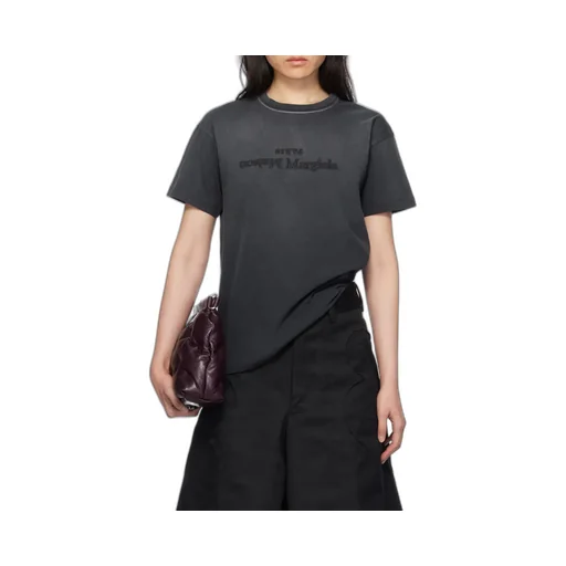 Maison Margiela Reverse Logo Detailed Crewneck T-Shirt
