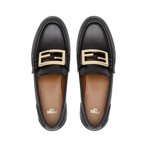 Fendi Baguette Slip-On Loafers
