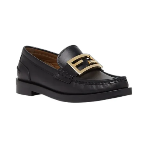 Fendi Baguette Slip-On Loafers