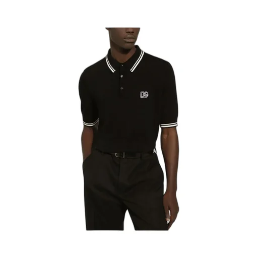 Dolce & Gabbana Dg Logo Embroidered Polo Shirt