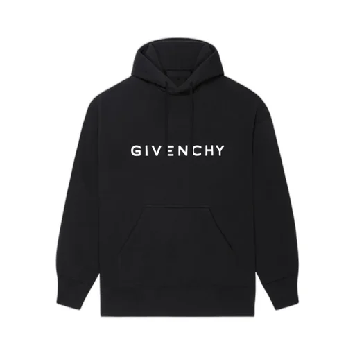 Givenchy Logo Printed Drawstring Hoodie