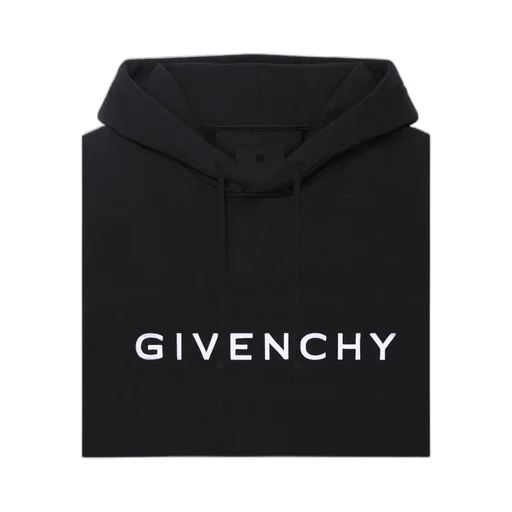 Givenchy Logo Printed Drawstring Hoodie