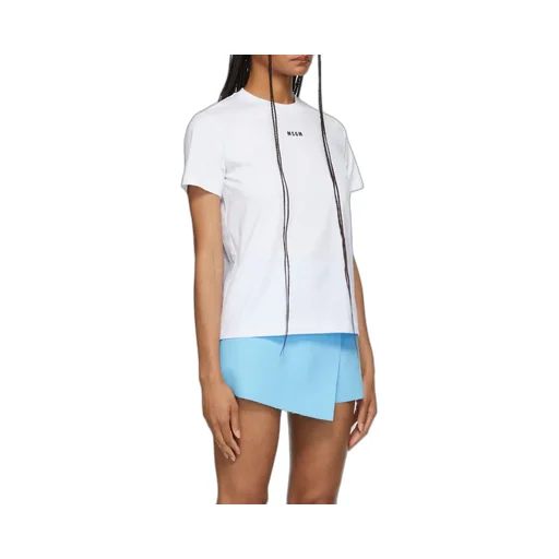Msgm Logo Printed Crewneck T-Shirt