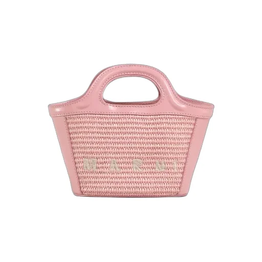 Marni Tropicalia Logo Embroidered Micro Tote Bag