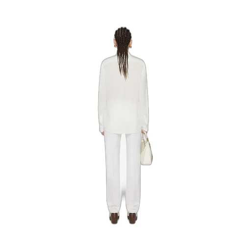 Givenchy	Sheer Collared Button-Up Shirt