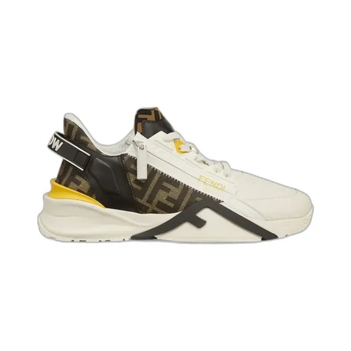 Fendi Flow Color-Block Low-Top Sneakers