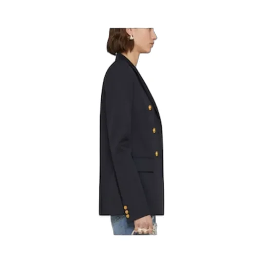Givenchy Double-Breasted Long-Sleeved Blazer