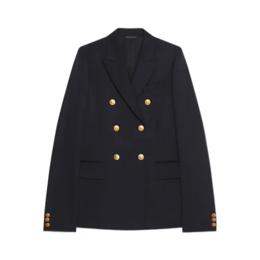 Givenchy Double-Breasted Long-Sleeved Blazer