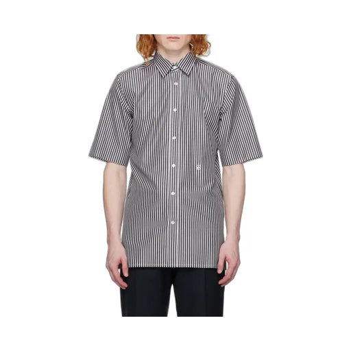 Maison Margiela C-Striped Short-Sleeved Shirt