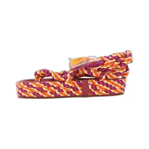 Isabel Marant Erol Tasselled Round-Toe Rope Sandals