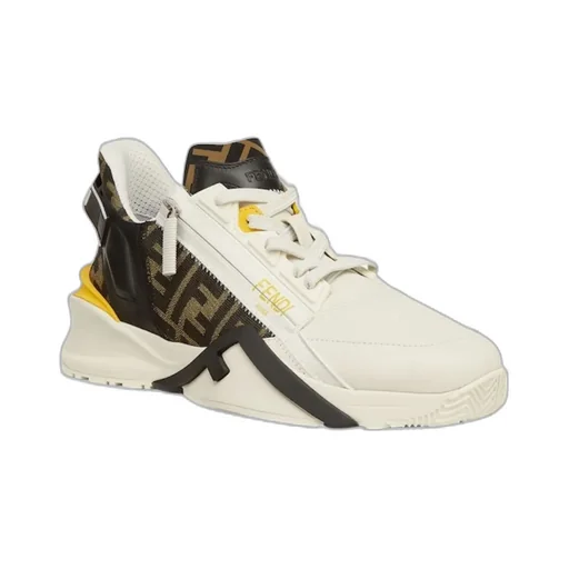 Fendi Flow Color-Block Low-Top Sneakers