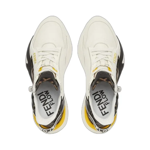 Fendi Flow Color-Block Low-Top Sneakers