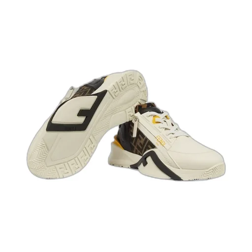 Fendi Flow Color-Block Low-Top Sneakers