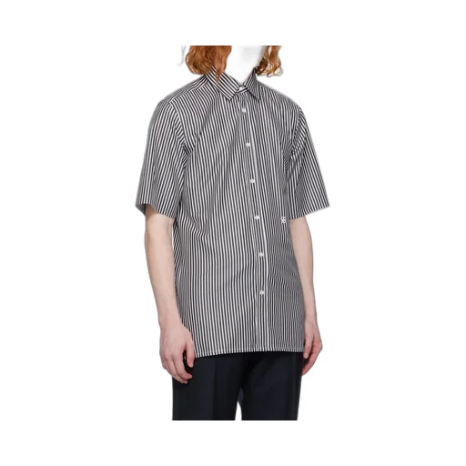 Maison Margiela C-Striped Short-Sleeved Shirt