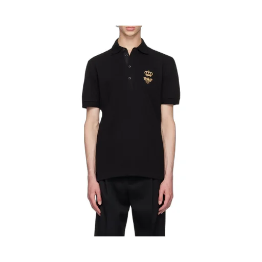 Dolce & Gabbana Logo Embroidered Polo Shirt