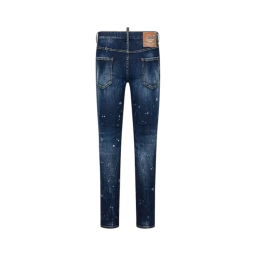 Dsquared2 Sprayed Effect Straight-Leg Distressed Jeans