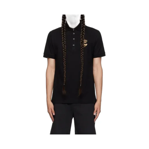 Dolce & Gabbana Logo Embroidered Polo Shirt
