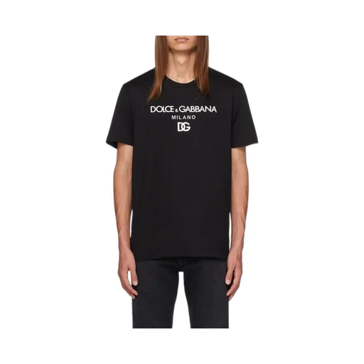 Dolce & Gabbana Logo Embroidered Crewneck T-Shirt